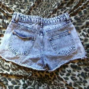 High waisted shorts